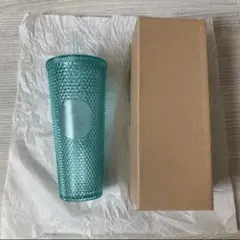 スタバ　ロゴコールドカップタンブラーバンピー　ライトグリーン　710ml 限定