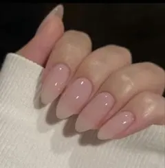 【24枚セット】ネイルチップ ワンホン 韓国 オフィスネイル シンプル