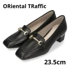 ORiental TRaffic メタリックラインビットヒールローファー 37のサムネイル