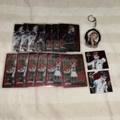 ツイステ カード アクリルキーホルダー シール まとめ売り ハーツラビュル寮