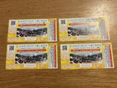 よみうりランド 入園ご招待券 4枚セットのサムネイル