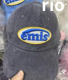 emis グレー　ポーラーフリース帽