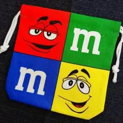 m&m's★巾着★Sサイズ★エムアンドエムズ★アメリカン雑貨★アメキャラ