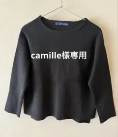 IENA SLOBE黒 長袖カットソー ポケット付き