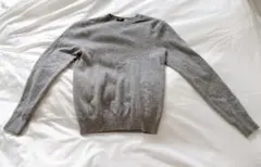 カシミヤクルーネックセーター