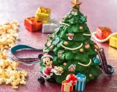 【未使用】ポップコーンバケット2025☆クリスマスツリー☆ミッキー　ディズニー