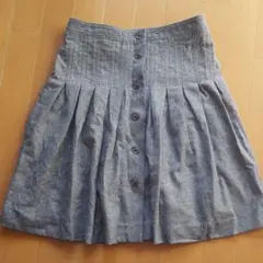 GAP　スカート　グレー　プリーツ