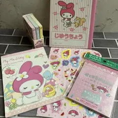 サンリオ　マイメロディ レトロ　折り紙にもなるメモセット・自由帳・ MEMO