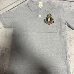 A BATHING APE マイロ 総柄 ポロシャツ L グレー BAPE - メルカリ