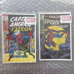 MARVEL マーベル スパイダーマン ポストカード 2点