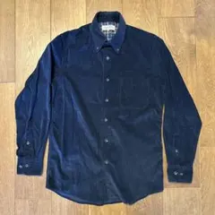 ユニクロ　コーデュロイボタンダウンシャツ　メンズ　Mサイズ ネイビー