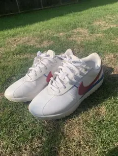 Nike ローカット スニーカー ホワイト/レッド/ブルーゴルフシューズ