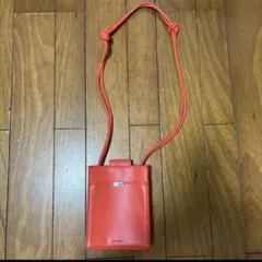 niko and... スマホショルダーバッグ オレンジ　ショルダーバッグ