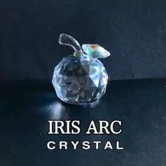 Iris Arc Crystal アイリスアーククリスタル　りんご　置物　美品のサムネイル