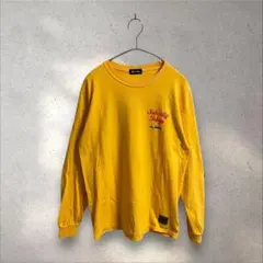 即日発送！ Subciety サブサエティー ロンT Mサイズ イエロー 古着