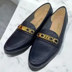 新品未使用✨フェラガモ　ガンチーニ　パンプス　ローファー　FOREVER レザー Salvatore Ferragamo (サルヴァトーレフェラガモ) レザー