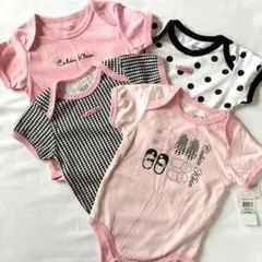 カルバンクライン Calvin Klein ロンパース 4枚セット 6-9ヶ月