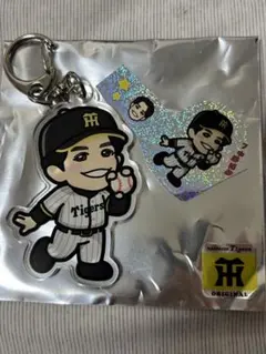 阪神タイガース×パワプロコラボ アクリルキーホルダー 木浪聖也 - メルカリ