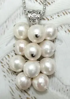 アコヤ真珠ブドウペンダントネックレス