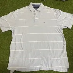 トミーヒルフィガー ポロシャツ ライトブルー