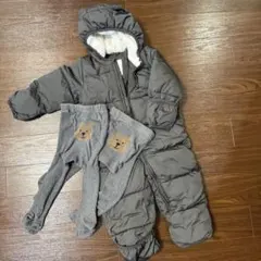 baby GAP フード付きアウター&ニットタイツ2組