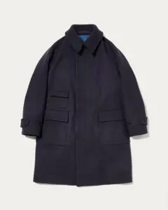新品未使用】BEAMS フリースステンカラーコート L ネイビー - メルカリ