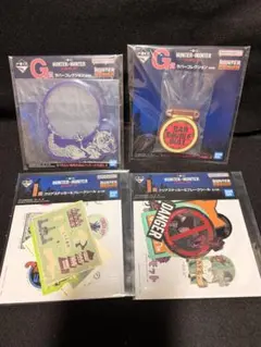 ハンターハンター　一番くじ　ラバーコレクション、クリアステッカー、フレークシール