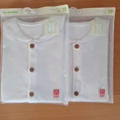 UNIQLO ベビー ショートオール 半袖 70サイズ 2枚セット