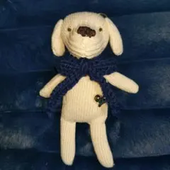 ハンドメイド犬ぬいぐるみキーホルダー
