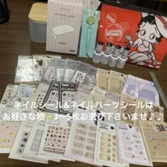 ネイルセット✨ネイル✨UVLEDライト✨ピンセット✨トップコート✨ネイルシール