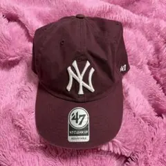 47 バーガンディ ベースボールキャップ