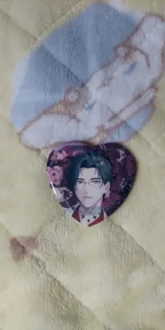 ハート型 缶バッジ 五木左京