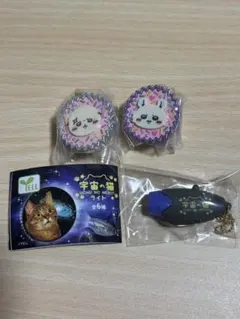 ちいかわ手作りおやつチャーム　平成女児チョコ モモンガ ラッコ 宇宙の猫ライト