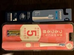 【新品・未使用品・替えブラシ付き】オムロン 電動歯ブラシ HT-B216-PK
