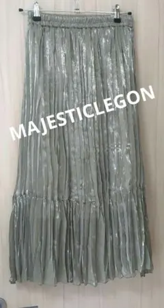 マジェスティックレゴンMAJESTICLEGON クリンクルシャイニースカートM