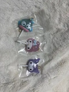 カラフルキャンディチャーム　ガチャガチャ　クロミ　マイメロ　ハンギョドン