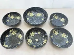 花柄シリーズ 美濃焼 ナチュラル花柄プレート6枚組