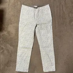 レディース　earth 花柄 パンツ 8分丈位　サイズS ☆287