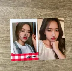 LOONA yves softerror ビデオコール参加特典 直筆サインポラ