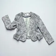 FRAY I.D ノーカラージャケット サイズ1　白黒