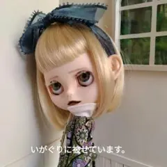 ドールウイッグ　ブロンドボブ　難あり　アイシードール　ブライス