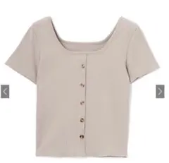 美品 GRL ベージュ トップス 半袖 M 夏 綺麗め キレイめ シンプル