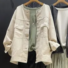 LEPSIM ノーカラーリョウポケジャケット