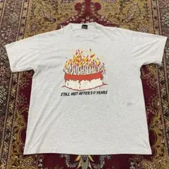 90s シングルステッチ USA製 ファニー メッセージ アート T