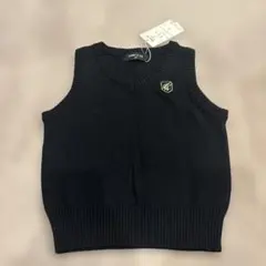 タグ付き COMME CA ISM ベスト ネイビー 90cm