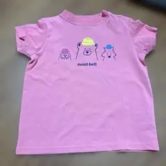 mont-bell ピンク Tシャツ 80
