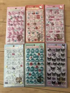 サンリオ ボンボンドロップシール ミニ　6種セット