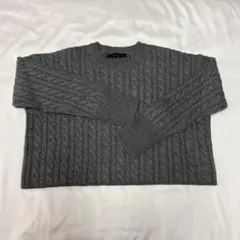 新品未使用品　martinique ショートニット　グレー