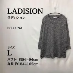 新品タグ付⭐BELLUNA LADISION Vネック チュニック L