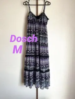 【美品】Dosch 花柄ロングキャミワンピース Mサイズのサムネイル